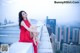 Beauty Crystal Lee ventured into blooming on the roof of a high-rise building (8 photos) P5 No.0f3acd
