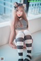 Hanari 하나리, [DJAWA] Catgirl in Stripes Set.01 P13 No.542956
